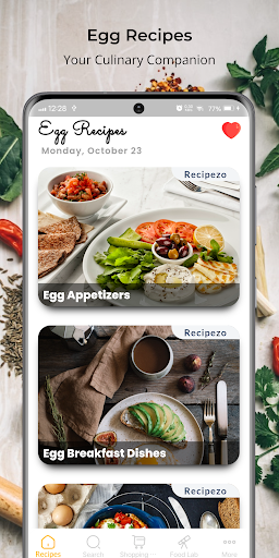 Egg Recipes screenshot 1